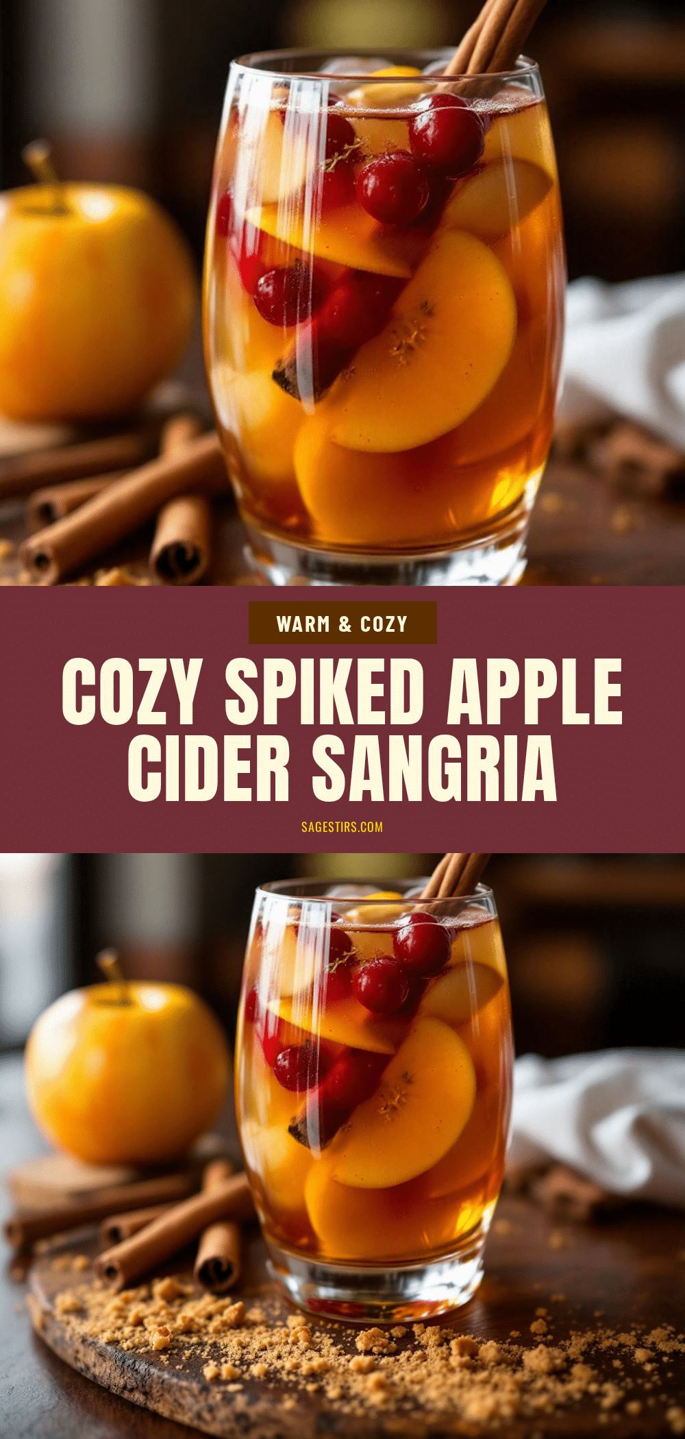 spiked apple cider sangria recipe